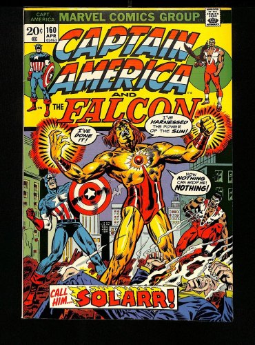 Cover Scan: Captain America #160 NM 9.4 1st Appearance Solarr! - Item ID #457751