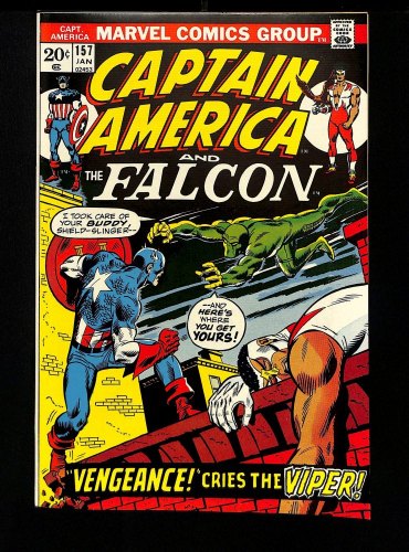 Cover Scan: Captain America #157 NM 9.4 - Item ID #457753