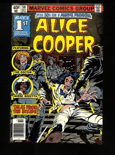 Cover Scan: Marvel Premiere #50 VF/NM 9.0 Newsstand Variant 1st Alice Cooper! - Item ID #457763