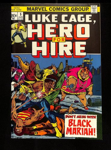 Cover Scan: Hero For Hire #5 VF/NM 9.0 1st Black Mariah! - Item ID #457793