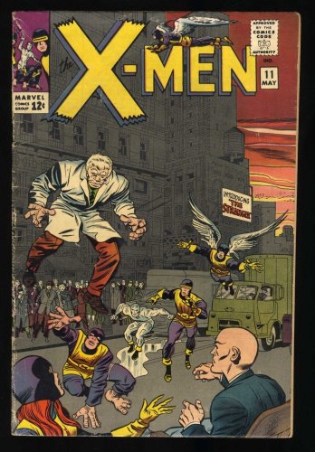 Cover Scan: X-Men #11 VG+ 4.5 1st  Appearance Stranger Stan Lee Jack Kirby! - Item ID #460353