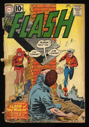Cover Scan: Flash #123 P 0.5 See Description 1st Golden Age Flash in Silver Age! - Item ID #460372