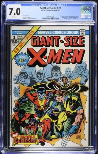 Cover Scan: Giant-Size X-Men #1 CGC FN/VF 7.0 White Pages 1st Appearance New Team! Storm! - Item ID #461028