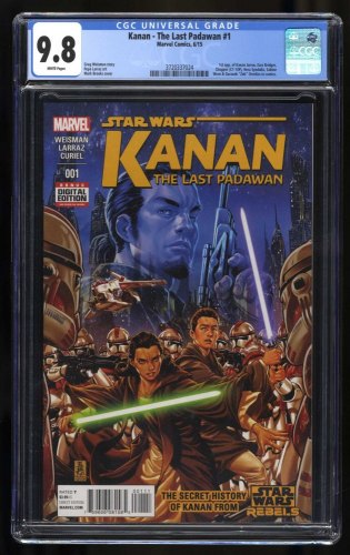 Cover Scan: Kanan - the Last Padawan #1 CGC NM/M 9.8 1st Sabine Wren! - Item ID #461054