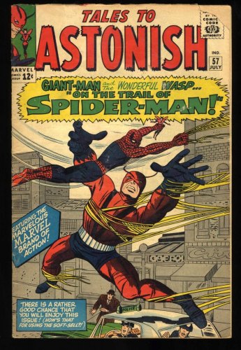 Cover Scan: Tales To Astonish #57 P 0.5 See Description Early Spider-Man Appearance! - Item ID #461142