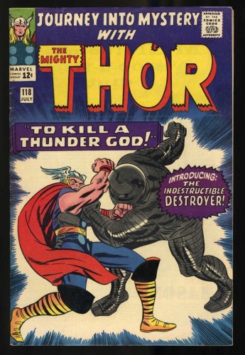 Cover Scan: Journey Into Mystery #118 FN/VF 7.0 1st Appearance Destroyer! - Item ID #461186