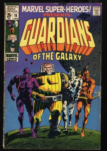 Cover Scan: Marvel Super-Heroes #18 VG- 3.5 1st Appearance Guardians of the Galaxy! - Item ID #461290