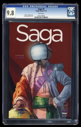 Cover Scan: Saga #5 CGC NM/M 9.8 - Item ID #461315
