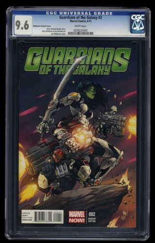 Cover Scan: Guardians of the Galaxy #2 CGC NM+ 9.6 Cover E Retailer Incentive Variant - Item ID #461332
