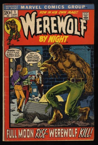 Cover Scan: Werewolf By Night #1 VG 4.0 1st Solo Series Classic Ploog Cover! - Item ID #462426