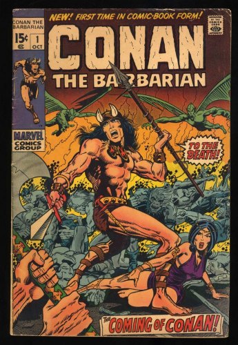 Cover Scan: Conan The Barbarian #1 VG+ 4.5 1st Conan and King Kull! - Item ID #467220