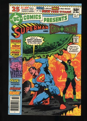 Cover Scan: DC Comics Presents #26 VF 8.0 Newsstand Variant 1st Appearance New Teen Titans! - Item ID #468652