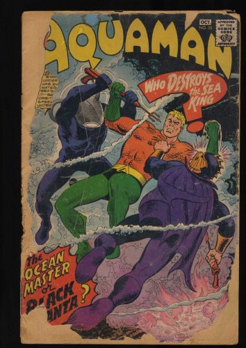 Cover Scan: Aquaman #35 P 0.5 See Description 1st Appearance Black Manta Ocean Master! - Item ID #468678