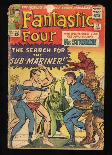 Cover Scan: Fantastic Four #27 FA/GD 1.5 Sub-Mariner Doctor Strange Appearance! - Item ID #468700