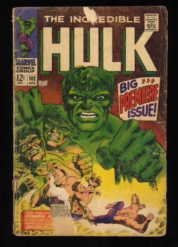 Cover Scan: Incredible Hulk (1962) #102 FA/GD 1.5 Continued from Tales to Astonish 101! - Item ID #468710