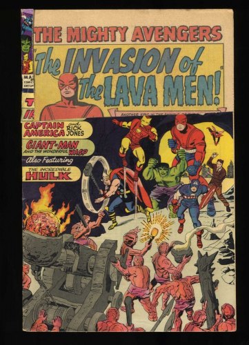 Cover Scan: Avengers #5 P 0.5 Hulk and Lava Men Appearance! Jack Kirby! Stan Lee! - Item ID #468731
