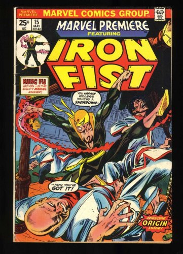 Cover Scan: Marvel Premiere #15 FN 6.0 1st Appearance Origin Iron Fist! - Item ID #468754