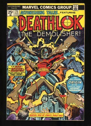 Cover Scan: Astonishing Tales #25 FN+ 6.5 1st Deathlok and George Perez Art! - Item ID #468803