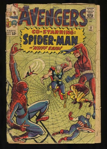 Cover Scan: Avengers #11 P 0.5 See Description 2nd Appearance Kang Spider-Man Crossover! - Item ID #468809
