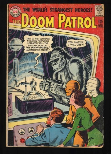 Cover Scan: Doom Patrol #86 GD+ 2.5 1st issue in own title! Brotherhood of Evil! - Item ID #468850