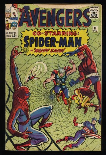 Cover Scan: Avengers #11 FA/GD 1.5 See Description 2nd Appearance Kang Spider-Man Crossover! - Item ID #469172