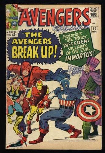 Cover Scan: Avengers #10 Fair 1.0 1st Appearance of Immortus!  - Item ID #469173
