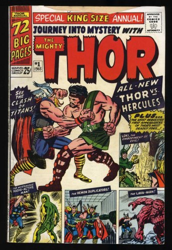 Cover Scan: Journey Into Mystery Annual #1 GD 2.0 Thor 1st Hercules!! - Item ID #469178