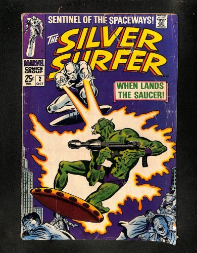 Silver Surfer #2 GD+ 2.5 1st Appearance Badoon! Buscema/Sinnott Art!