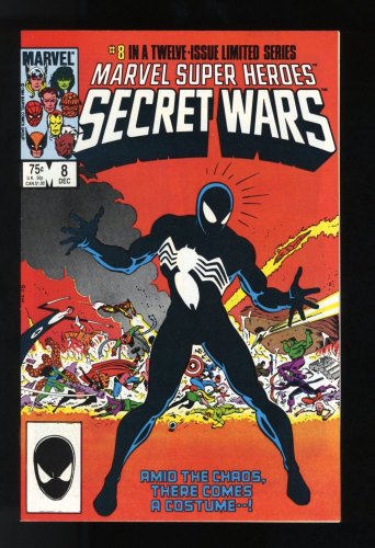Marvel Super-Heroes: Secret Wars #8 NM 9.4 1st Black Suit!