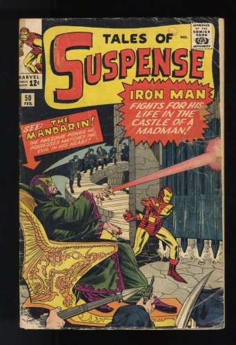 Tales Of Suspense #50 GD/VG 3.0 Stan Lee! Jack Kirby! 1st App Mandarin!