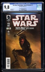 Cover Scan: Star Wars: Darth Maul - Son of Dathomir #1 CGC NM/M 9.8 Diamond Variant - Item ID #175417
