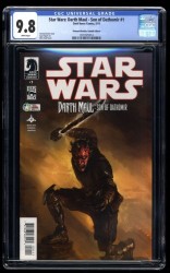 Cover Scan: Star Wars: Darth Maul - Son of Dathomir #1 CGC NM/M 9.8 Diamond Variant - Item ID #175425