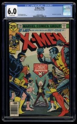 X-Men #100 CGC FN 6.0 Off White Old Vs New Team Dave Cockrum Cover and Art!