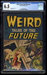 Weird Tales of the Future #1 CGC FN+ 6.5 Off White to White Golden Age Sci-Fi!