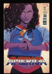 Cover Scan: America (2017) #1 VF 8.0 1:25 McKelvie Variant 1st Solo App America Chavez! - Item ID #214860