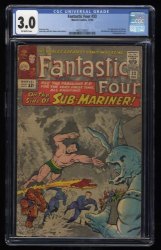 Fantastic Four #33 CGC GD/VG 3.0 Off White 1st Appearance Attuma Jack Kirby!