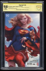 Cover Scan: Supergirl #26 CBCS NM/M 9.8 Signed SS Stanley "Artgerm" Lau Artgerm Variant - Item ID #258841