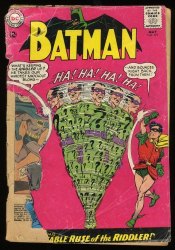 Cover Scan: Batman #171 Inc 0.3 1st Silver Age Riddler Appearance!  - Item ID #272774