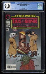 Cover Scan: Star Wars: Tag & Bink II #2 CGC NM/M 9.8 White Pages 1st Darth Plagueis! - Item ID #274794