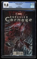 Cover Scan: Superior Carnage #1 CGC NM/M 9.8 White Pages 1:25 Checchetto Variant - Item ID #274955