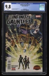 Cover Scan: Infinity Gauntlet (2015) #1 CGC NM/M 9.8 Dustin Weaver Cover and Art! - Item ID #275193