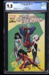 Cover Scan: Amazing Spider-Man (2015) #9 CGC NM/M 9.8 White Pages ComicXposure Variant - Item ID #276258