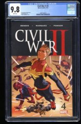 Cover Scan: Civil War II #4 CGC NM/M 9.8 White Pages - Item ID #276268