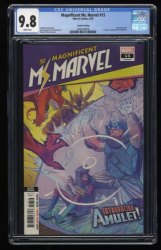 Cover Scan: Magnificent Ms. Marvel #13 CGC NM/M 9.8 White Pages 1st Amulet! - Item ID #276532