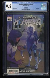 Cover Scan: Magnificent Ms. Marvel #10 CGC NM/M 9.8 White Pages 2nd Print - Item ID #276534