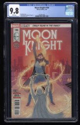 Cover Scan: Moon Knight (2016) #190 CGC NM/M 9.8 White Pages 1st Cover Appearance Sun King! - Item ID #276558