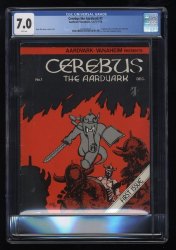 Cover Scan: Cerebus #1 CGC FN/VF 7.0 White Pages 1st Print Origin and 1st Appearance! - Item ID #289628