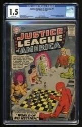 Cover Scan: Justice League Of America (1960) #1 CGC FA/GD 1.5 1st Appearance Despero! - Item ID #292752