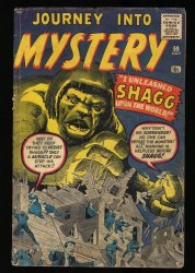 Cover Scan: Journey Into Mystery #59 GD/VG 3.0 Steve Ditko Pre-Hero Cover! - Item ID #293357