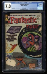 Cover Scan: Fantastic Four #38 CGC FN/VF 7.0 Off White Sandman! Medusa!  Jack Kirby! - Item ID #306007